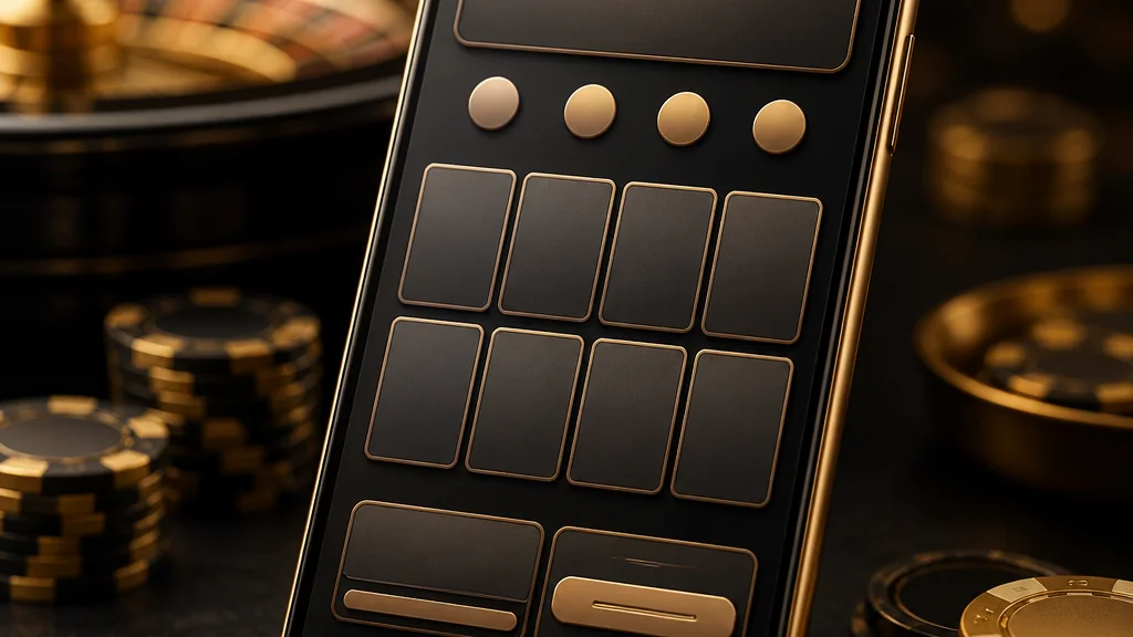 Alvynn Slots, Live Casino and Sports on a Phone illustration